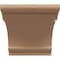 Ekena Millwork 8"W x 8"D x 8"H Wide Hughes Rough Cedar Woodgrain TimberThane Corbel, Primed Tan CORUR08X08X08HUGRCPR - alternate 3